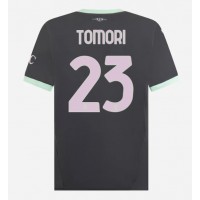 Camiseta AC Milan Fikayo Tomori #23 Tercera Equipación 2024-25 manga corta